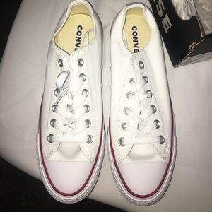 NEW white converse!